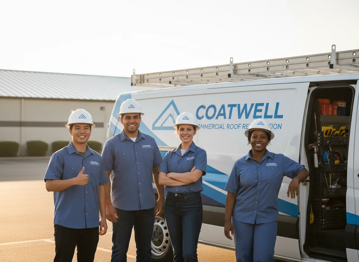 Commercial roof coating company in Comfrey, MN
